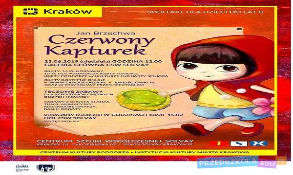 Kraków: spektakl „Czerwony Kapturek” w CSW Solvey