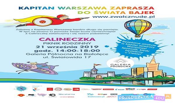 Warszawa: piknik z Kapitanem Warszawą - Calineczka