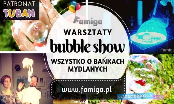 Poznań: szkolenie Warsztaty Bubble Show