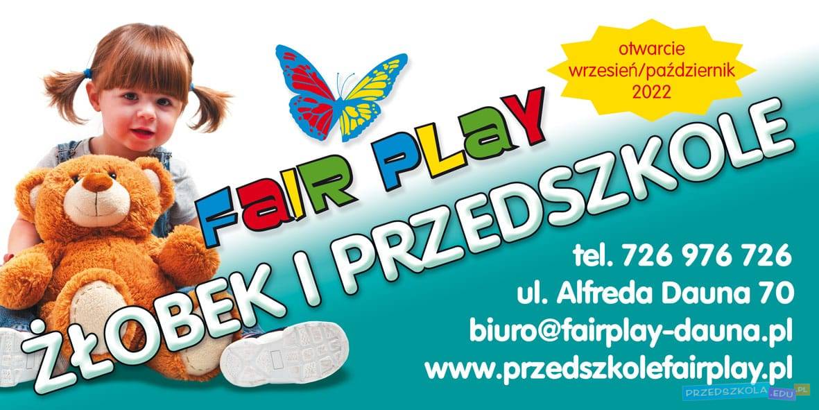 Przedszkole Fair Play Alfreda Dauna 70