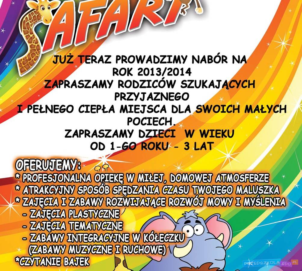 Żłobek Magiczne Safari