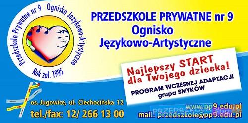 Przedszkole nr 9 Językowo - Artystyczne