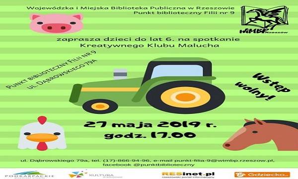 Spotkanie Kreatywnego Klubu Malucha w Rzeszowie