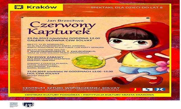 Kraków: spektakl „Czerwony Kapturek” w CSW Solvey