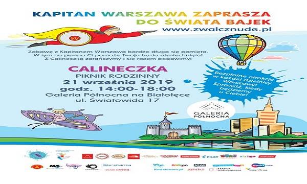 Warszawa: piknik z Kapitanem Warszawą - Calineczka