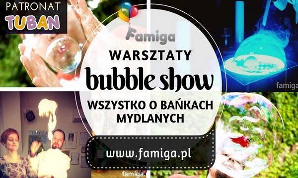 Poznań: szkolenie Warsztaty Bubble Show