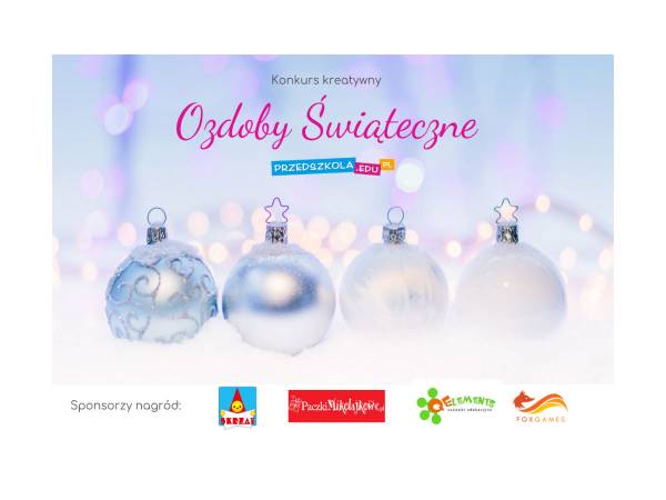 Wyniki konkursu kreatywnego „Ozdoby Świąteczne”