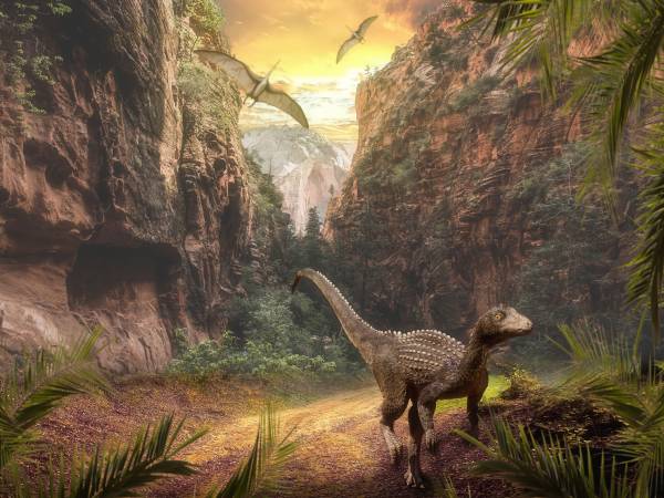 Dinozaury z Parku Jurajskiego w Warszawie