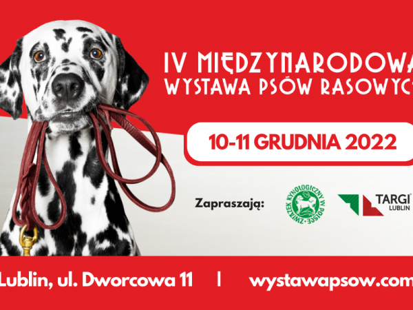 IV Międzynarodowa Wystawa Psów Rasowych już w grudniu!