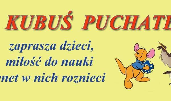 Kubuś Puchatek Przedszkole Niepubliczne w Braniewie